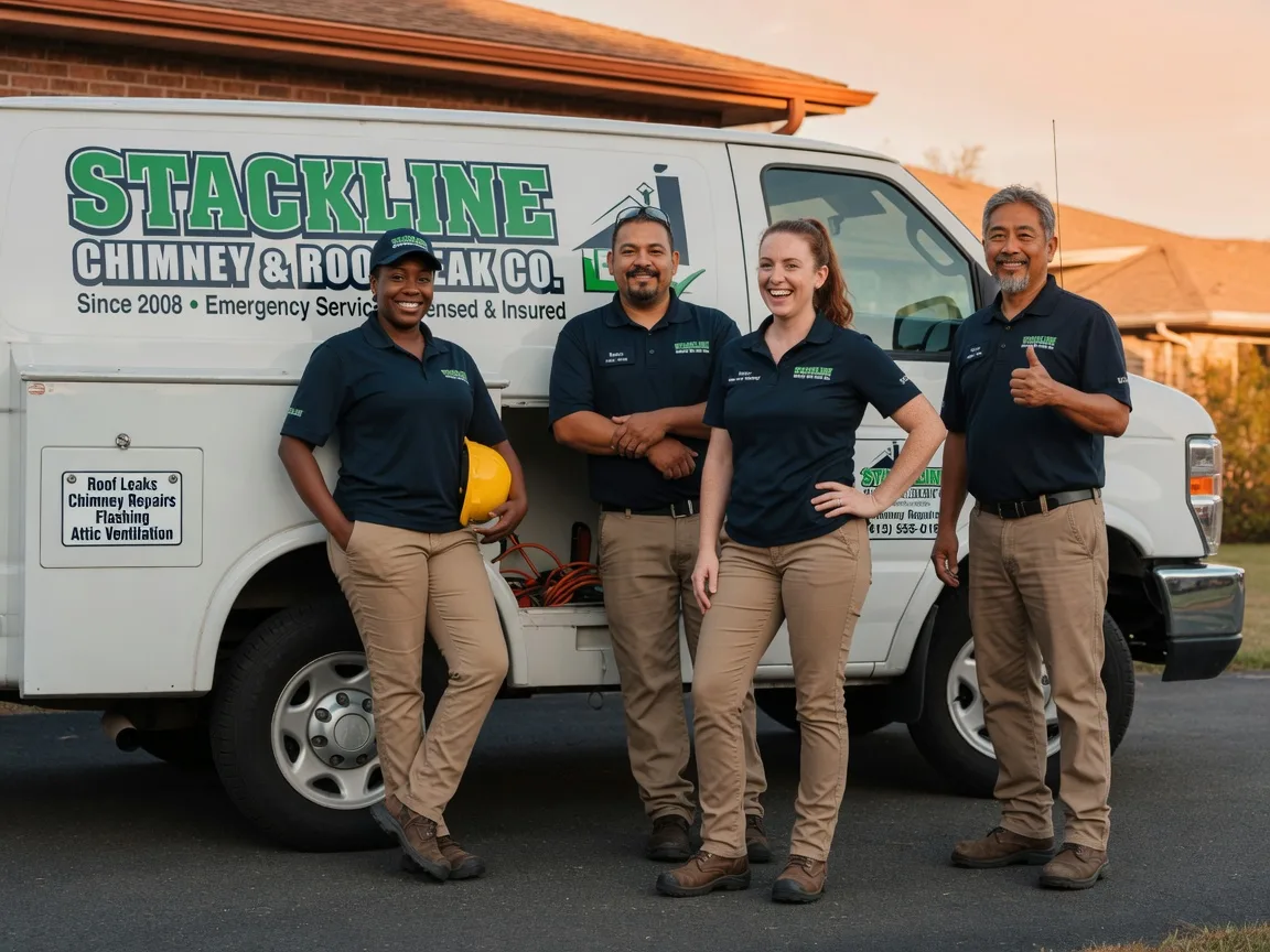 Chimney flashing repair company in Brooklyn, IN
